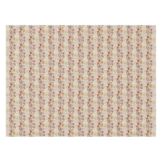 kerstdiner voor kinderen - Kate Greenaway Tafelkleed (Voorkant (Horizontaal))