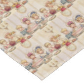 kerstdiner voor kinderen - Kate Greenaway Tafelkleed (Gekanteld)