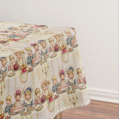 kerstdiner voor kinderen - Kate Greenaway Tafelkleed (Voorbeeld)