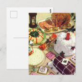 Kerstdinetafel Foto Briefkaart (Voorkant / Achterkant)