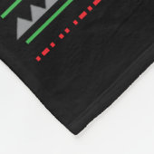 Kerstdinosaur Fleece Deken (Hoek)