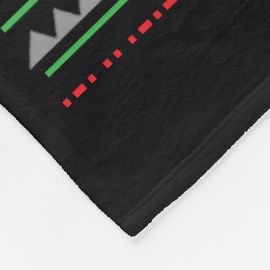 Kerstdinosaur Fleece Deken (Hoek)