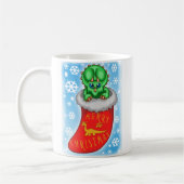 Kerstdinosaur Koffiemok (Links)