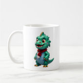Kerstdinosaur Koffiemok (Links)
