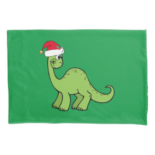 Kerstdinosaur Kussensloop