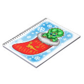 Kerstdinosaur Notitieboek (Linkerzijde)