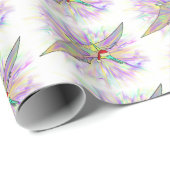 Kerstdinosaur Santa Pterodactyl Cadeaupapier (Rol Hoek)