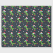 kerstdinosauriërs, pakpapier (Vlak)