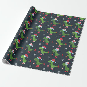 kerstdinosauriërs, pakpapier