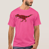 Kerstdinosaurus T-Rex Dino Trex's kerstcadeaus T-shirt (Voorkant)
