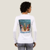 Kerstdnacht Tri-Blend shirt (Achterkant)