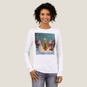 Kerstdnacht Tri-Blend shirt (Voorkant)