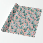 Kerstdobben en Sneeuwmannen Inpakpapier (Uitgerold)