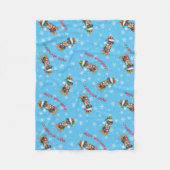 Kerstdoberman Pinscher Fleece Deken (Voorkant)