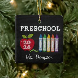 Kerstdocent Geschenk 2026 Naam Ornament