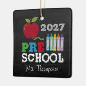 Kerstdocent Geschenk 2027 Naam Ornament (Links)