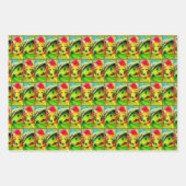 kerstdog papier van Tamara Diaz Art  Inpakpapier Vel (Voorkant 3)