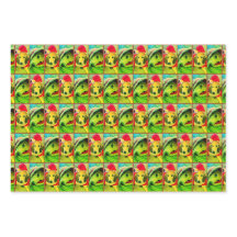 kerstdog papier van Tamara Diaz Art 