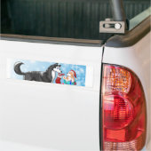 Kerstdoggies! Bumpersticker (Op Truck)