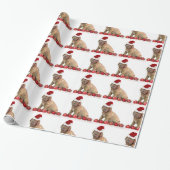 Kerstdogue de Bordeaux inpakpapier (Uitgerold)