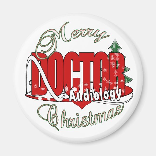 KERSTDOKTER AUDIOLOGIE AUDIOLOOG MAGNEET (Voorkant)