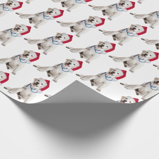 Kerstdokter Labrador Retriever Cadeaupapier (Hoek)