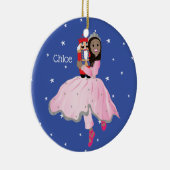 Kerstdonker Haire Ballerina Clara Keramisch Ornament (Rechts)