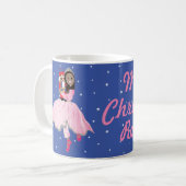 Kerstdonker Haire Ballerina Clara Koffiemok (Voorkant links)