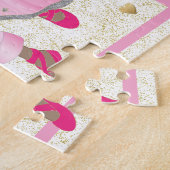 Kerstdonker Haire Ballerina Clara Legpuzzel (Zijkant)