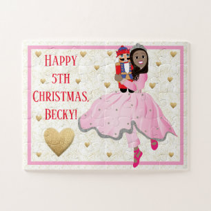 Kerstdonker Haire Ballerina Clara Legpuzzel