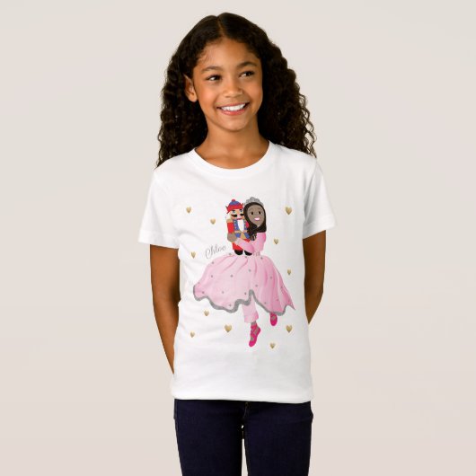 Kerstdonker Haire Ballerina Clara T-shirt (Voorkant volledig)
