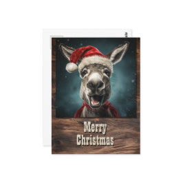 KerstDonkey Briefkaart