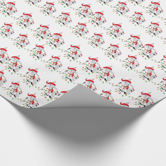 KerstDonkey Cadeaupapier (Hoek)