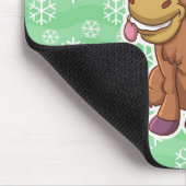 KerstDonkey-Cartoon Muismat (Hoek)