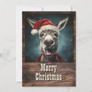 KerstDonkey Feestdagenkaart