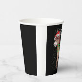 KerstDonkey Funny American Italiaanse kerstcadeau Papieren Bekers (Rechts)