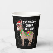KerstDonkey Funny American Italiaanse kerstcadeau Papieren Bekers (Voorkant)