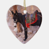 KerstDonkey Keramisch Ornament (Rechts)