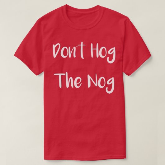 KerstDont Hog de Nog Eggnog T-shirt (Design voorkant)