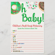 Kerstdonut Baby shower Predicted Game