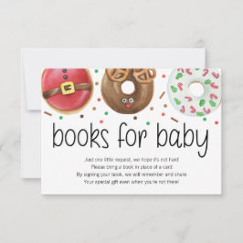 Kerstdonut Baby Sprinkle Books voor Baby Kaart
