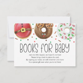 Kerstdonut Baby Sprinkle Books voor Baby Kaart