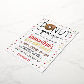 Kerstdonut vergroot de uitnodiging tot Folie op za (Gedraaid)