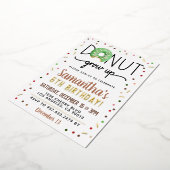 Kerstdonut vergroot de uitnodiging tot Folie op za (Gedraaid)