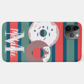 Kerstdonuts en feestdag met kerstcadeaus Case-Mate iPhone case (Achterkant (horizontaal))