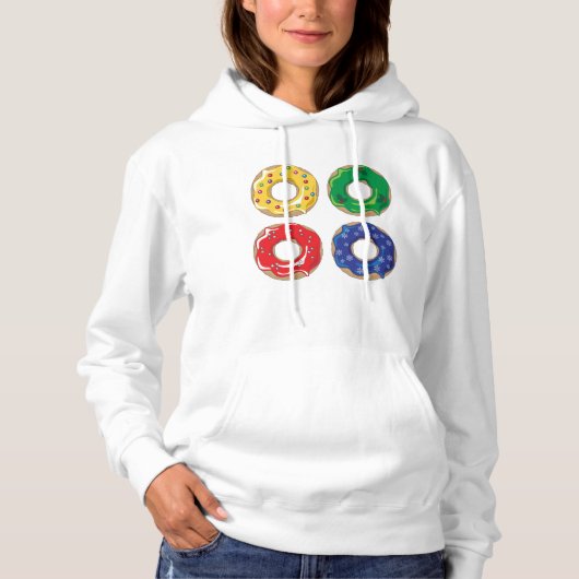kerstdonuts Hoodie (Voorkant)
