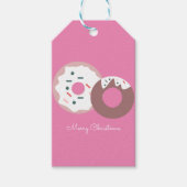 kerstdonuts Sprinkles Bakery Merry Kerstmis Cadeaulabel (Voorkant)