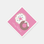 kerstdonuts Sprinkles Bakery Merry Kerstmis Servet (Hoek)