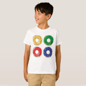 kerstdonuts T-Shirt (Voorkant volledig)