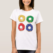 kerstdonuts T-Shirt (Voorkant)